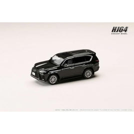 HJ644061BGK HJ64 1/64 レクサス LX600 Fスポーツ グラファイト ブラック/ ブラック インテリア