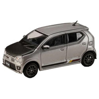 HJ641070CS HJ64 1/64 スズキ アルト ワークス (HA36S) カーボンボンネット カスタムバージョン スチールシルバーメタリック