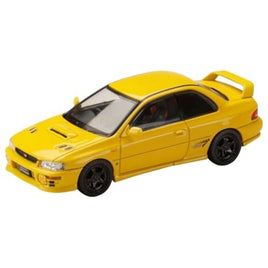 HJ641079AY HJ64 1/64 スバル インプレッサ PURE SPORTS COUPE WRX type R STi Version (GC8) チェイスイエロー