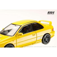 HJ641079AY HJ64 1/64 スバル インプレッサ PURE SPORTS COUPE WRX type R STi Version (GC8) チェイスイエロー