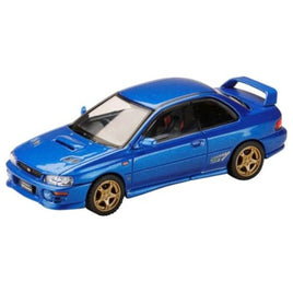 HJ641079ABL HJ64 1/64 スバル インプレッサ PURE SPORTS COUPE WRX type R STi Version (GC8) ソニックブルーマイカ