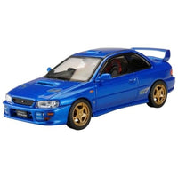 HJ641079FBL HJ64 1/64 スバル インプレッサ PURE SPORTS COUPE WRX type R STi Version V Limited (GC8) ソニックブルー