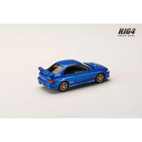 HJ641079FBL HJ64 1/64 スバル インプレッサ PURE SPORTS COUPE WRX type R STi Version V Limited (GC8) ソニックブルー