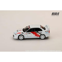 HJ643033RA HJ64 1/64 三菱 LANCER RS EVOLUTION 6 (CP9A)  2000 RALLIART ホワイト
