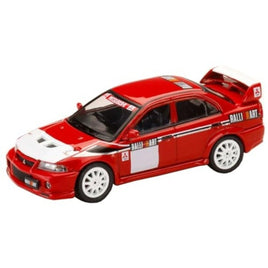 HJ643033RB HJ64 1/64 三菱 LANCER RS EVOLUTION 6 (CP9A)  2000 RALLIART レッド
