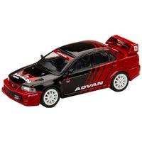 HJ642033AV HJ64 1/64 三菱 LANCER RS EVOLUTION 6 (CP9A) 2000 YOKOHAMA ADVAN COLOR