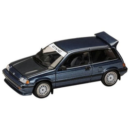 HJ645029BL HJ64 1/64 ホンダ CIVIC (AT) LATE VERSION / JDM Street Racer ブルー