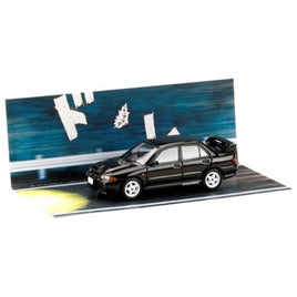 HJDMD004 HJ64 1/64 Mitsubishi Lancer RS Evolution III / 頭文字D 須藤 京一 VS 高橋 涼介