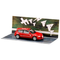 HJDMD006 HJ64 1/64 Honda CIVIC (EG6) 妙義 Night Kids / 頭文字D 庄司 慎吾 VS 藤原 拓海
