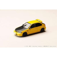 HJDMD007 HJ64 1/64 Honda CIVIC (EK9) 東堂塾 / 頭文字D 舘 智幸 VS 藤原 拓海