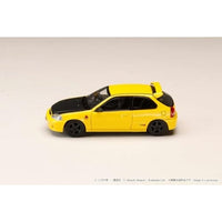 HJDMD007 HJ64 1/64 Honda CIVIC (EK9) 東堂塾 / 頭文字D 舘 智幸 VS 藤原 拓海