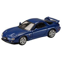 HJ647007BBL HJ64 1/64 マツダ RX-7(FD3S)  TYPE R Bathurst  エンジンディスプレイモデル付 イノセントブルーマイカ