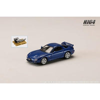 HJ647007BBL HJ64 1/64 マツダ RX-7(FD3S)  TYPE R Bathurst  エンジンディスプレイモデル付 イノセントブルーマイカ