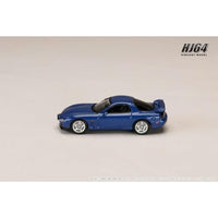 HJ647007BBL HJ64 1/64 マツダ RX-7(FD3S)  TYPE R Bathurst  エンジンディスプレイモデル付 イノセントブルーマイカ
