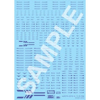 HJM009D7 HJモデラーズデカール マーキング02 [アドバンスドデザインタイプ:ブルー]