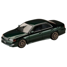 HJ645072AGR HJ64 1/64 トヨタ チェイサー ツアラーV (JZX100) アーリー バージョン (1996) JDM STYLE 10 スポークホイール ダークグリーンマ