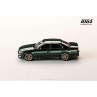 HJ645072AGR HJ64 1/64 トヨタ チェイサー ツアラーV (JZX100) アーリー バージョン (1996) JDM STYLE 10 スポークホイール ダークグリーンマ