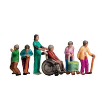 55-0140 ジオラマ人形3Dカラー 1/150 介護 6G