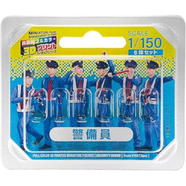 55-0170 ジオラマ人形3Dカラー 1/150 警備員 6J