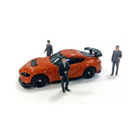 55-0210 ジオラマ人形3Dカラー 1/64 ビジネスマン 3C