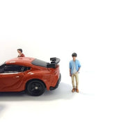 55-0240 ジオラマ人形3Dカラー 1/64 男カジュアル 3F