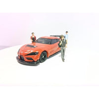 55-0240 ジオラマ人形3Dカラー 1/64 男カジュアル 3F