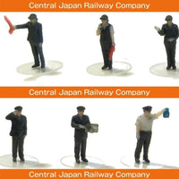 55-1000 ジオラマ人形3Dカラー 1/150 JR東海駅員 男女