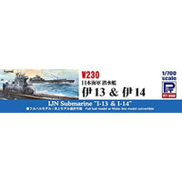 W230 1/700 日本海軍 潜水艦 伊13 & 伊14