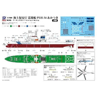 J109 1/700 海上保安庁 巡視船 PLH-34 あかつき