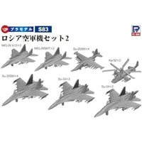 S83 1/700 ロシア空軍機セット2 (Su-30SM、Su-33、Su-34、MiG-29 9.13、MiG-29SMT、Su-25SM、Ka-52)