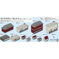 SW20 1/700 ストラクチャーセット 5(複合ビル、店舗、アパート、住宅)