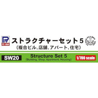SW20 1/700 ストラクチャーセット 5(複合ビル、店舗、アパート、住宅)