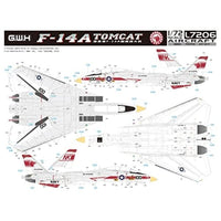 L7206 グレートウォールホビー 1/72 アメリカ海軍 F-14A 艦上戦闘機