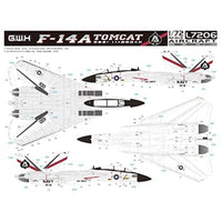 L7206 グレートウォールホビー 1/72 アメリカ海軍 F-14A 艦上戦闘機
