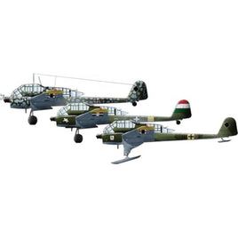 S4820 グレートウォールホビー 1/48 ドイツ空軍Fw189A-1/A-2 偵察機/冬期用スキー装備/夜間戦闘機 3in1(1機入り)