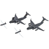 S58SP 1/700 アメリカ空軍機セット4 メタル製 B-66爆撃機 1機付き