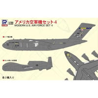 S58SP 1/700 アメリカ空軍機セット4 メタル製 B-66爆撃機 1機付き