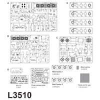 L3510 グレートウォールホビー 1/35 WWII ドイツ軍用サイドカー R75(トレーラー2種付き)