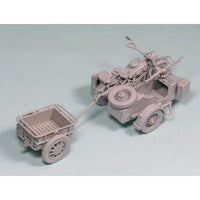 L3510 グレートウォールホビー 1/35 WWII ドイツ軍用サイドカー R75(トレーラー2種付き)