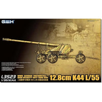 L3523 グレートウォールホビー 1/35 WWII ドイツ 12.8cm野砲 K44 L/55