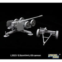 L3523 グレートウォールホビー 1/35 WWII ドイツ 12.8cm野砲 K44 L/55