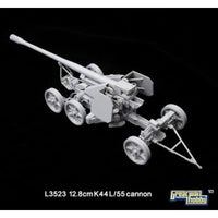 L3523 グレートウォールホビー 1/35 WWII ドイツ 12.8cm野砲 K44 L/55