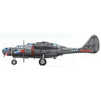 L4810 グレートウォールホビー 1/48 P-61B ブラックウィドウ ラストショットダウン 1945