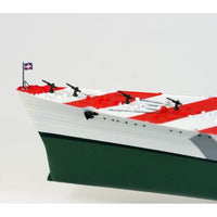 W264NH 1/700 イタリア海軍 戦艦 ローマ 1943 旗・旗竿・艦名プレートエッチングパーツ付き
