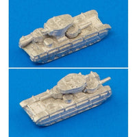 MI06SP WWII ロシア軍用車両セット1  ホワイトメタル製 T-35重戦車2両付き