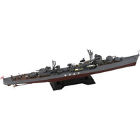 W242NH 1/700 日本海軍 秋月型駆逐艦 冬月 旗・旗竿・艦名プレートエッチングパーツ付き