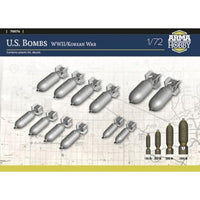 ADL70076 アルマホビー 1/72 WW.Ⅱ 米軍航空爆弾セット