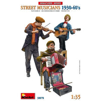 MA38078 ミニアート 1/35 ストリートミュージシャン 1930-40年代 フィギュア3体入