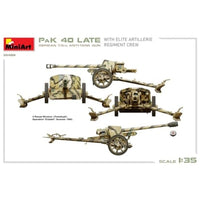 MA35409 ミニアート 1/35 ドイツ 7.5cm対戦車砲 PaK 40 後期型 精鋭砲兵連隊