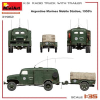 MA37062 ミニアート 1/35 K-51通信トラック トレーラー付